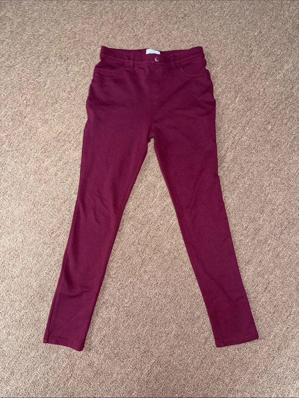 The Children's Place Burgundy Stretch Skinny Legging Pants